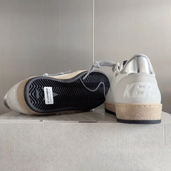 Golden Goose Men's White Sparkling Rhinestone Dirty Shoes - Picture 7 of 7